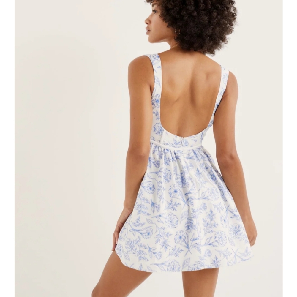 For Love & Lemons Maisie Mini Dress Size XL - Picture 4 of 5